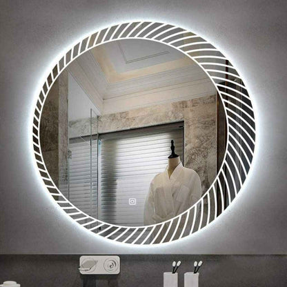 Modern LED Light Mirror Bathroom Vanity Set with Co-rian Basin – 800mm Wall-Mounted Design