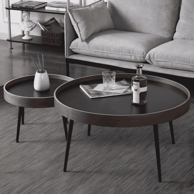 Modern Minimalist Round Coffee Table