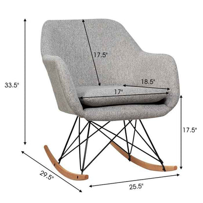 Upholstered Rocking Chair