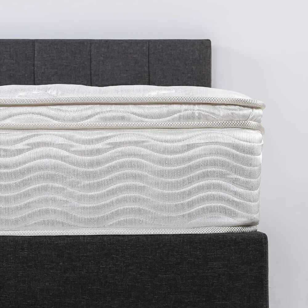 Luxurious 12″ Hybrid Spring Mattress – Ideal for Back and Stomach Sleepers