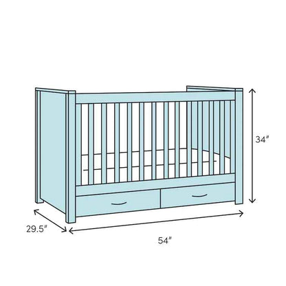 4-in-1 Convertible Crib