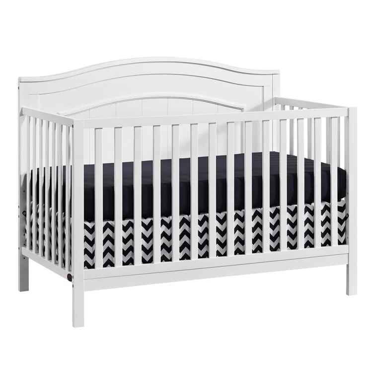 4 in 1 Convertible Baby Crib, Greenguard Gold Certified