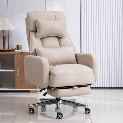 Luxury Swivel Executive Chair with Footrest and Ergonomic Design