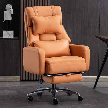 Luxury Swivel Executive Chair with Footrest and Ergonomic Design