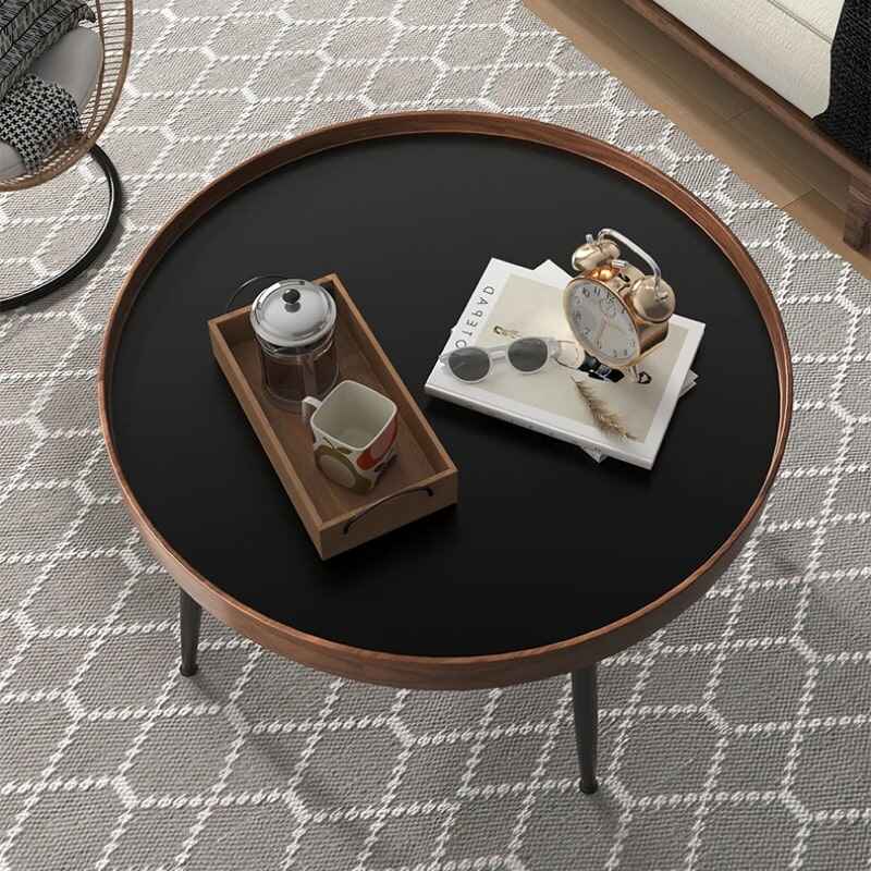 Modern Minimalist Round Coffee Table