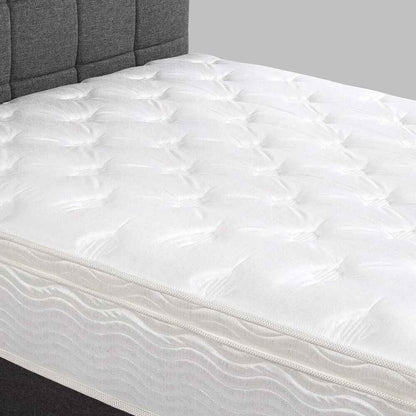 Luxurious 12″ Hybrid Spring Mattress – Ideal for Back and Stomach Sleepers