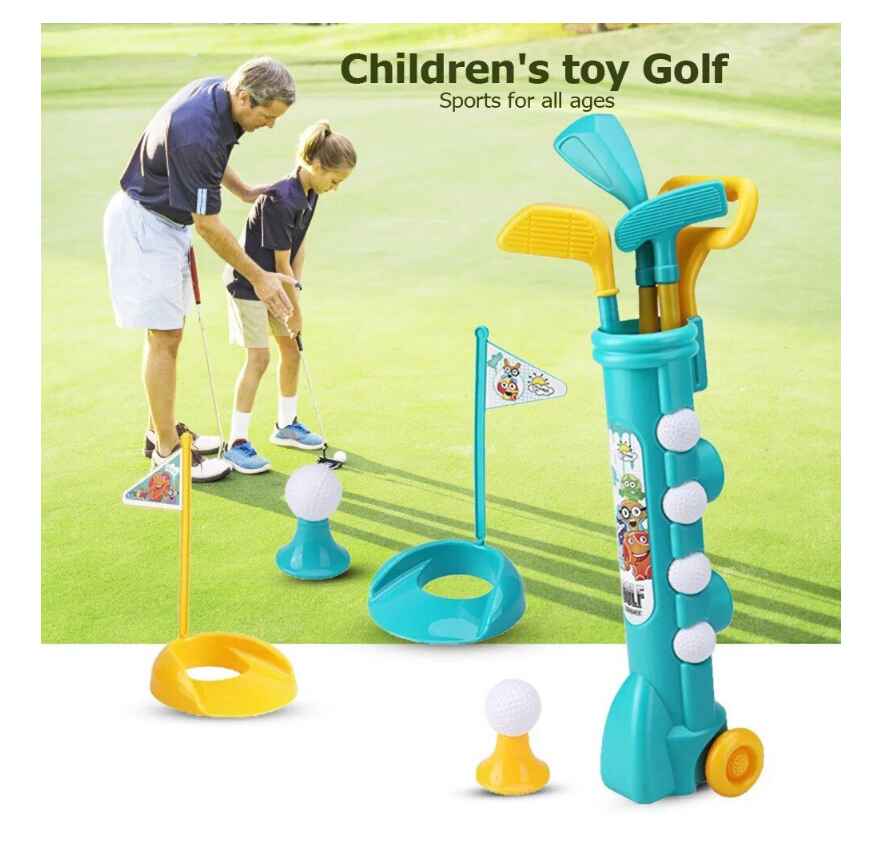 Kid-Friendly Golf Club Set: Outdoor Fun and Fitness Toy for Children