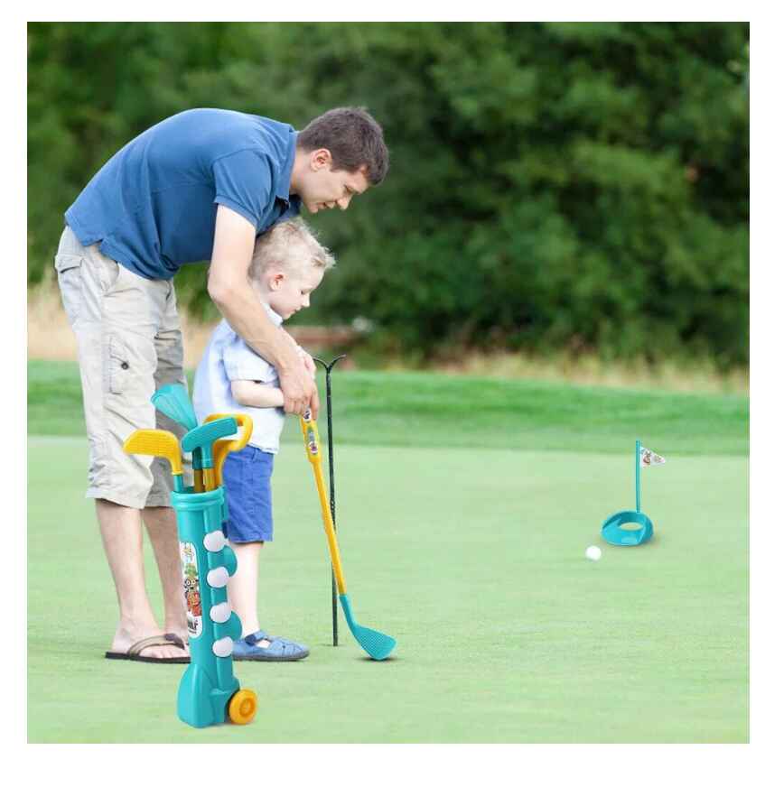 Kid-Friendly Golf Club Set: Outdoor Fun and Fitness Toy for Children