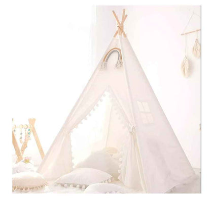 Kids’ Canvas Wigwam Tent – Portable Teepee for Boys and Girls