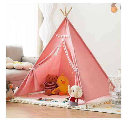 Kids’ Canvas Wigwam Tent – Portable Teepee for Boys and Girls