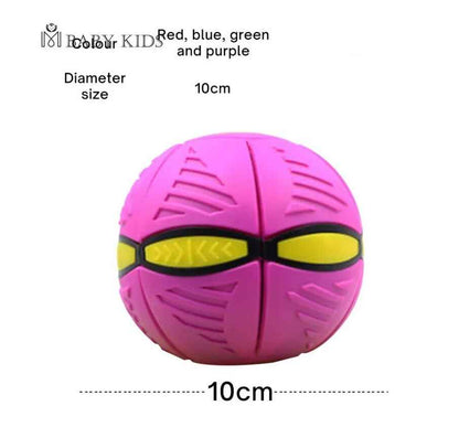 Transforming UFO Disc-to-Ball Flying Toy