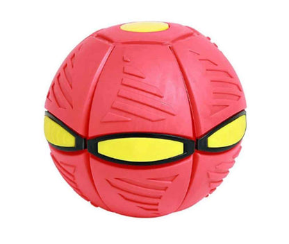 Transforming UFO Disc-to-Ball Flying Toy