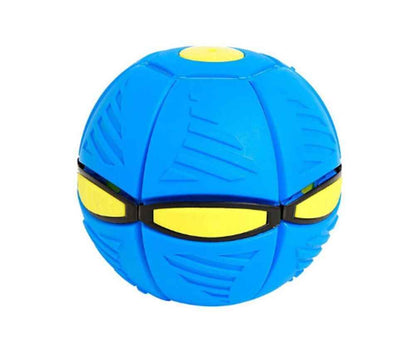 Transforming UFO Disc-to-Ball Flying Toy