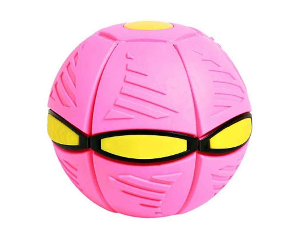 Transforming UFO Disc-to-Ball Flying Toy