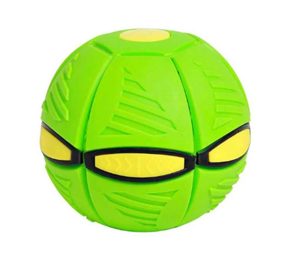 Transforming UFO Disc-to-Ball Flying Toy