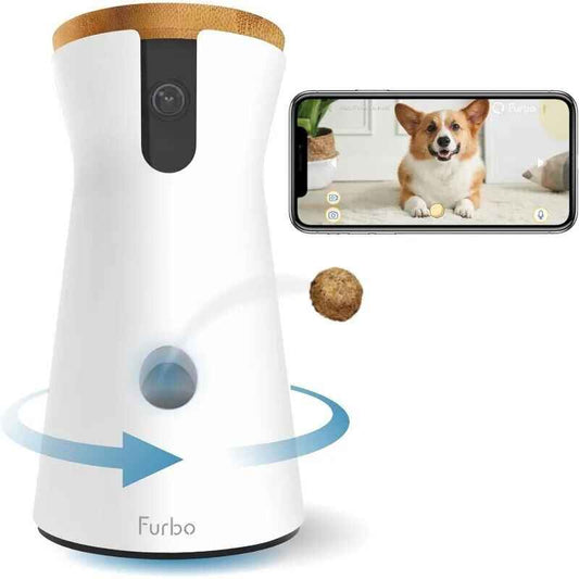 360° View HD Pet Camera with Treat Tossing and Barking Alerts – Perfect for Dog Monitoring