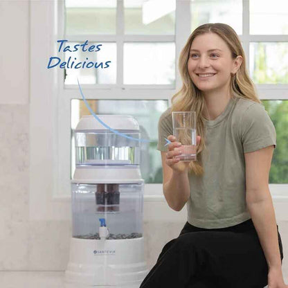 Advanced Countertop Mineralizing Water Filter System – Chlorine and Fluoride Reduction