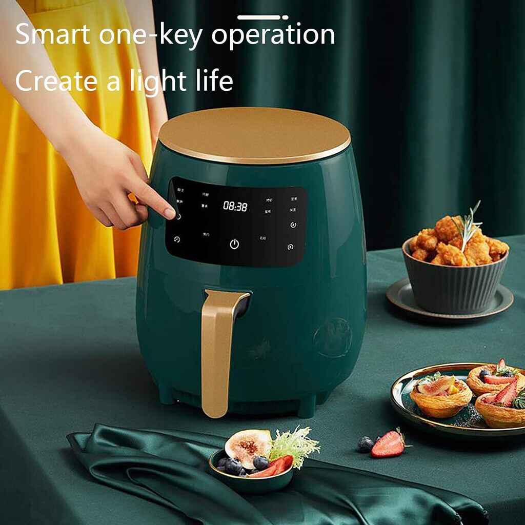 Smart Digital Air Fryer: Oil-Free, Healthy Cooking, with Touch Control & LED Display