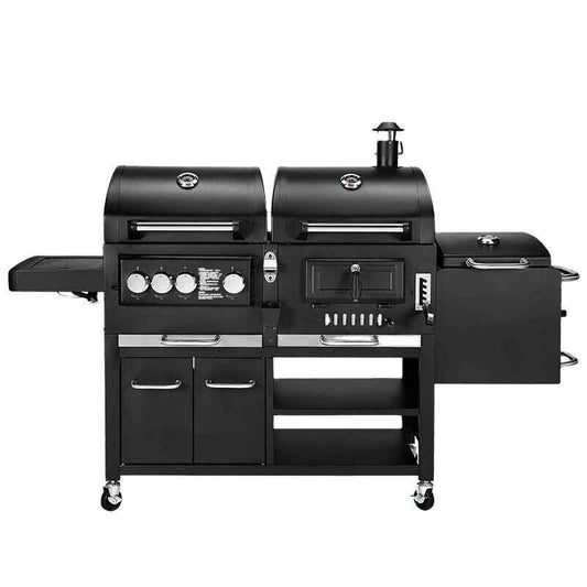 Outdoor Large Gas and Charcoal Grill