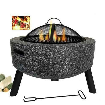 Versatile Electric Indoor/Outdoor Korean BBQ Grill & Firepit – Stainless Steel Portable Grill