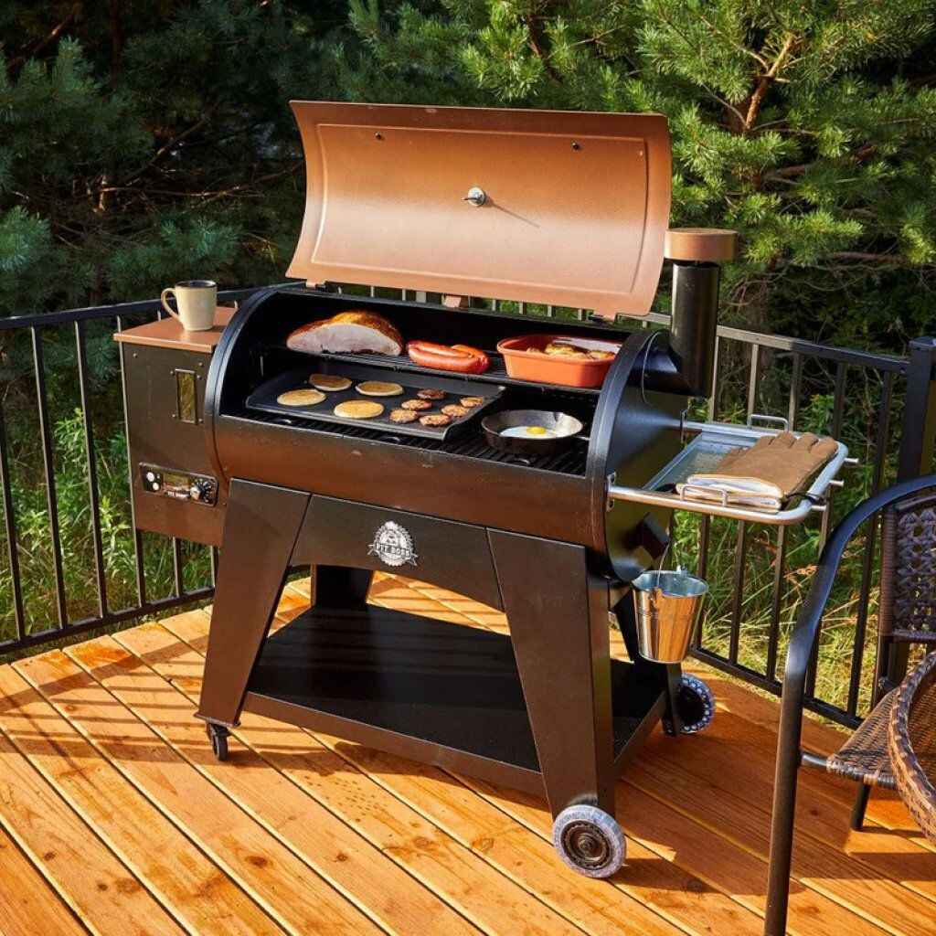 Pit Austin XL 1000sq in Wood Fired Pellet Grill and Smoker