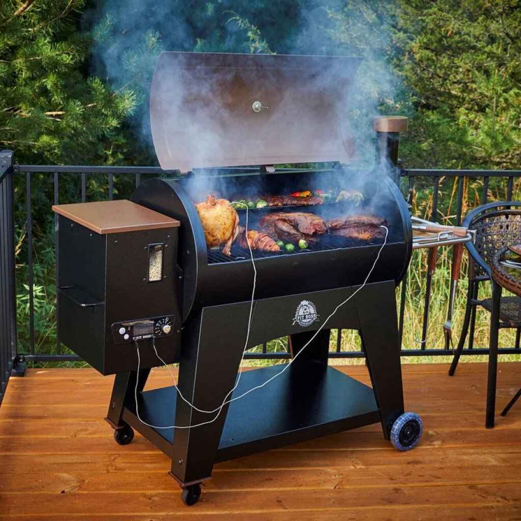 Pit Austin XL 1000sq in Wood Fired Pellet Grill and Smoker