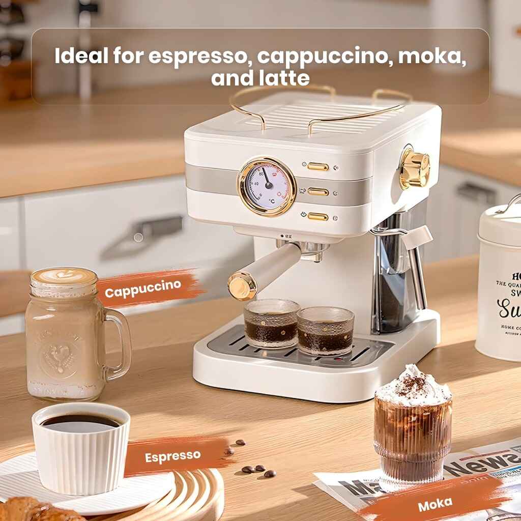 Premium 20bar Espresso and Cappuccino Coffee Maker