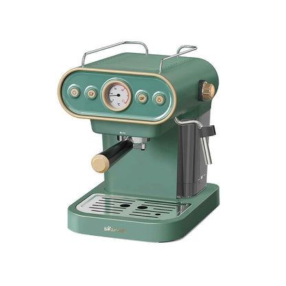 Compact High-Pressure Espresso Coffee Machine with Steam Frother