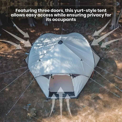 Weather-Resistant Luxury Spherical Camping Tent