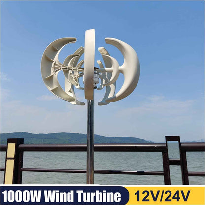 Efficient 3000W Vertical Wind Turbine