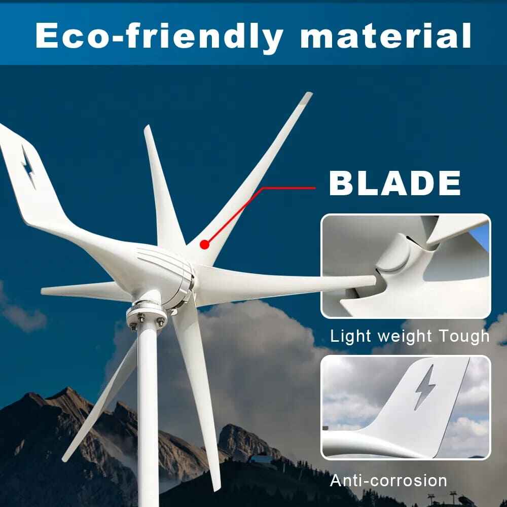 800W High-Efficiency Wind Turbine Generator