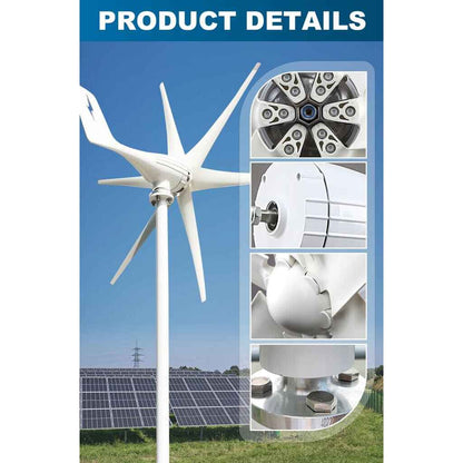 800W High-Efficiency Wind Turbine Generator