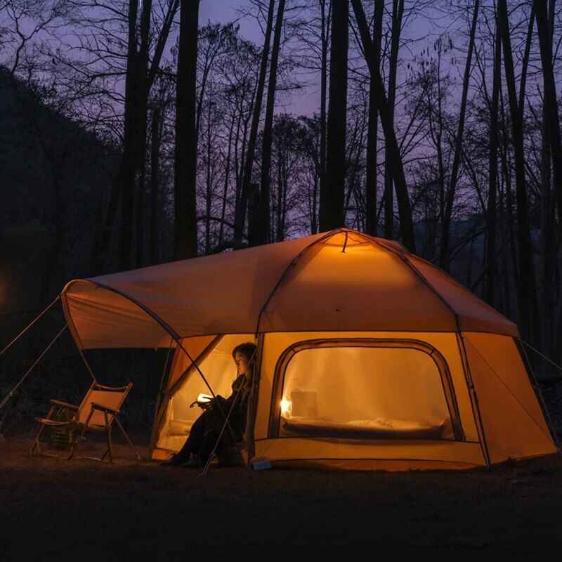 Integrated Hexagon Tent