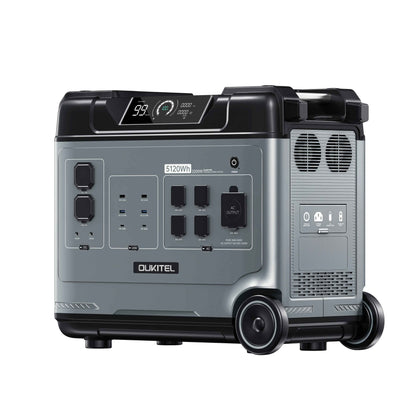 P5000 Power Station 5120Wh 2200W Solar Generator LiFePO4 Battery