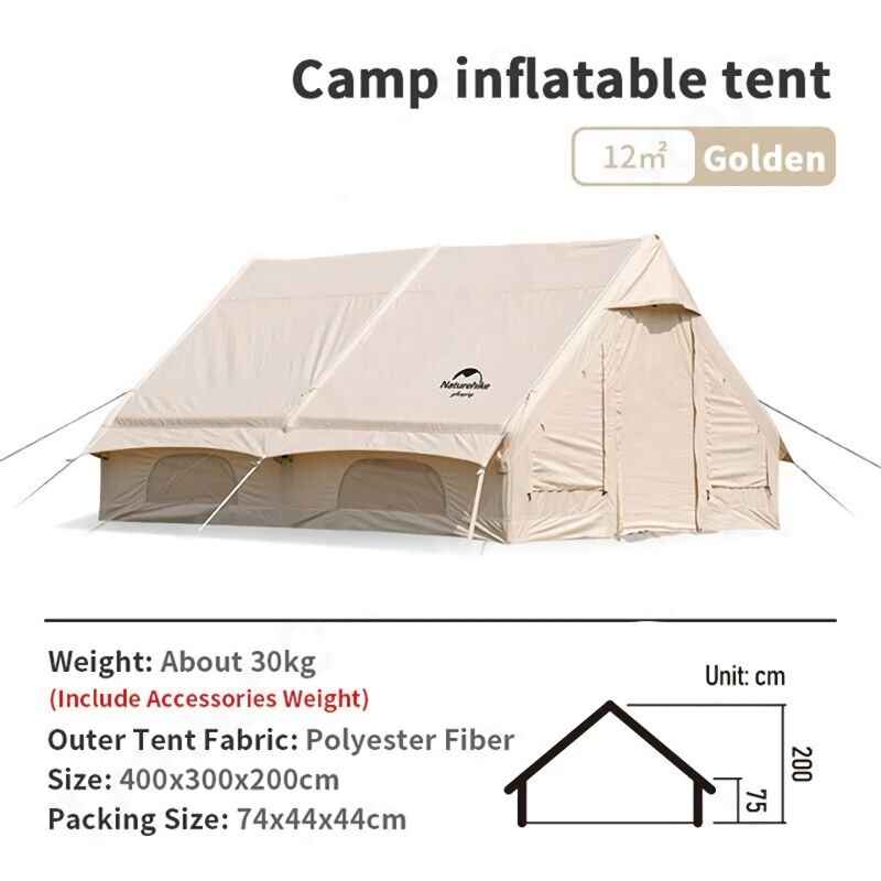 Large Inflatable Cabin Tent for 5-8 Persons