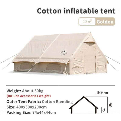 Large Inflatable Cabin Tent for 5-8 Persons