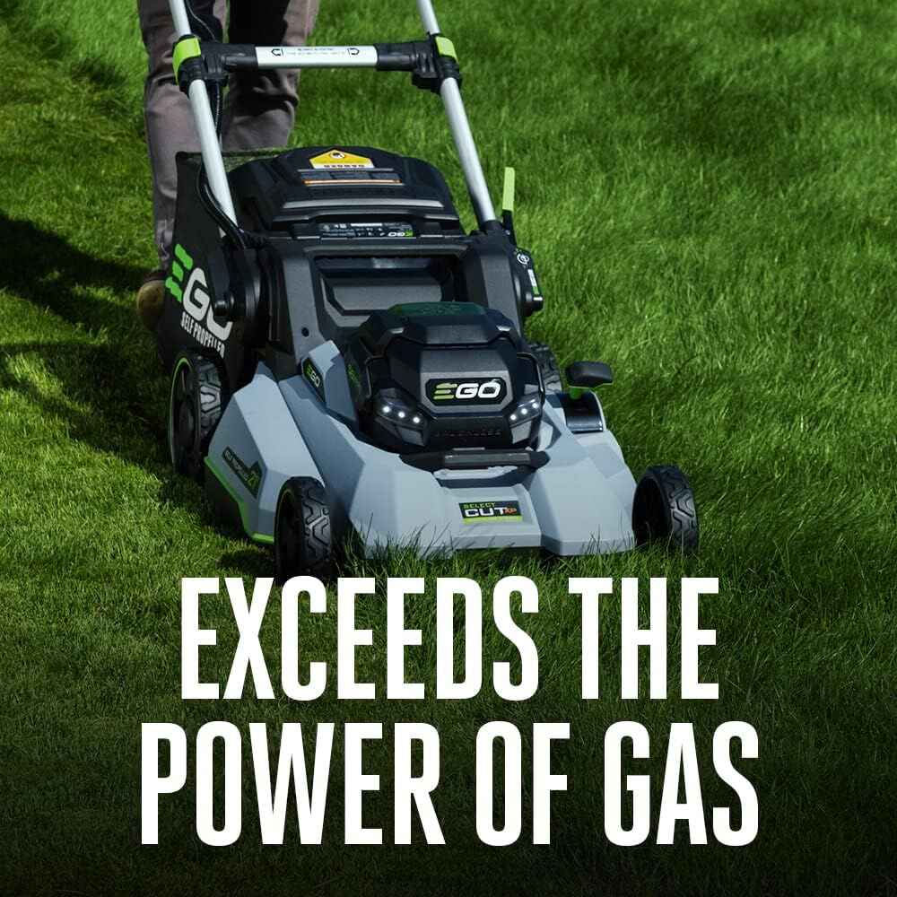 21-Inch 56-Volt Cordless Select Cut Lawn Mower with Self-Propelled Touch Drive Technology – Battery Powered