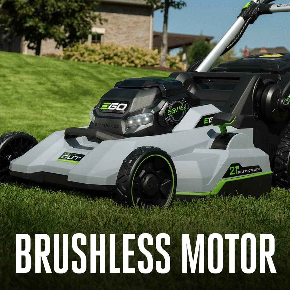 21-Inch 56-Volt Cordless Select Cut Lawn Mower with Self-Propelled Touch Drive Technology – Battery Powered