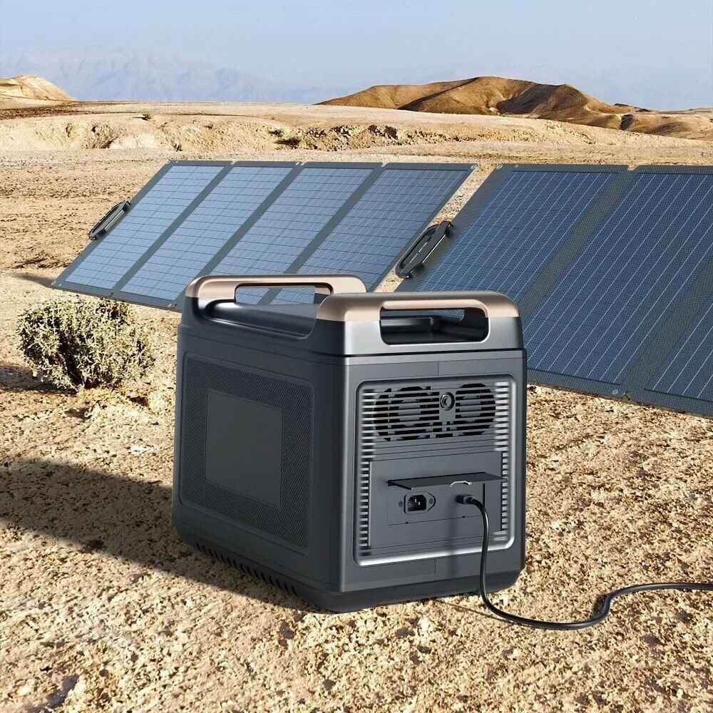 2000W Portable Lithium Battery Power Station - Renewable Energy Storage, Outdoor Camping and Emergency Power Generator