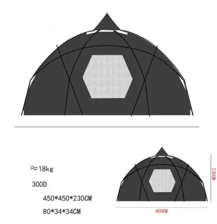 Outdoor Glamping Hiking Tent