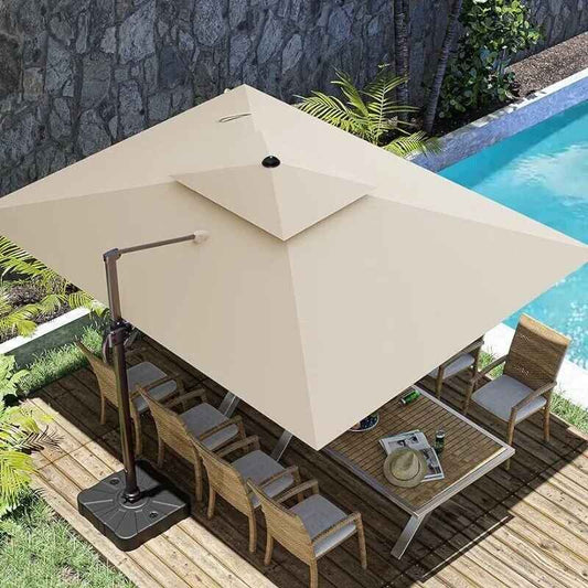 Rotation Offset Outdoor Sun Shade Umbrella