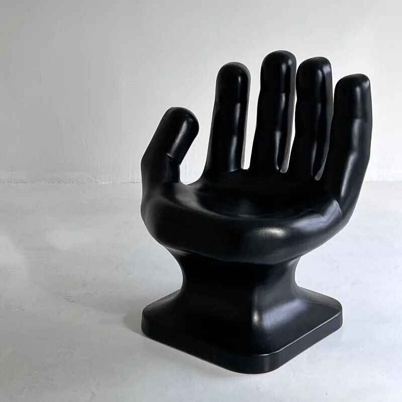 Artistic Hand-Shaped Garden Chair - Unique Sculptural Outdoor Seating