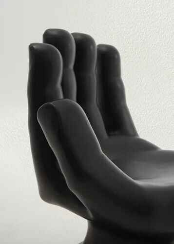 Artistic Hand-Shaped Garden Chair - Unique Sculptural Outdoor Seating