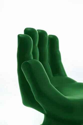 Artistic Hand-Shaped Garden Chair - Unique Sculptural Outdoor Seating