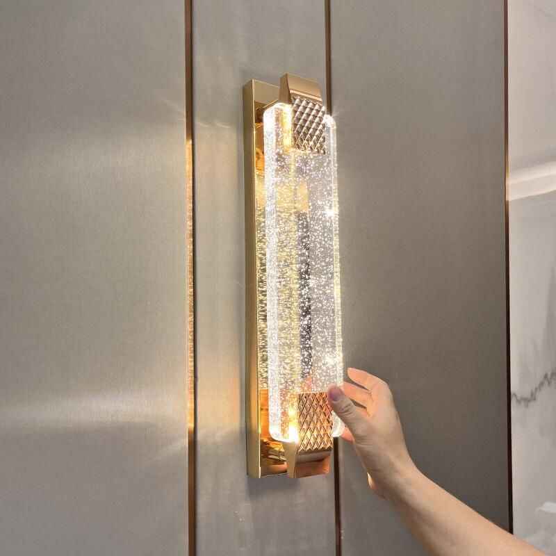 Luxury Crystal LED Wall Lamp – Modern Zinc Alloy Decor Light for Indoor Spaces