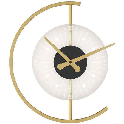 Minimalist LED Wall Lamp with Built-in Clock – Modern Home Lighting Decor