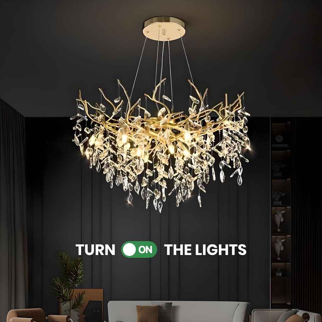 Luxury Modern Crystal Chandelier – Elegant Pendant Lighting for Contemporary Spaces