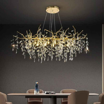 Luxury Modern Crystal Chandelier – Elegant Pendant Lighting for Contemporary Spaces