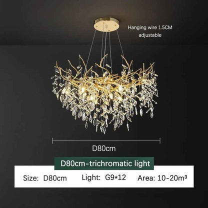 Luxury Modern Crystal Chandelier – Elegant Pendant Lighting for Contemporary Spaces