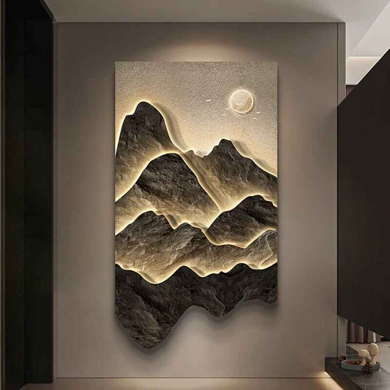 Modern Landscape Luminous LED Wall Hanging Lamp